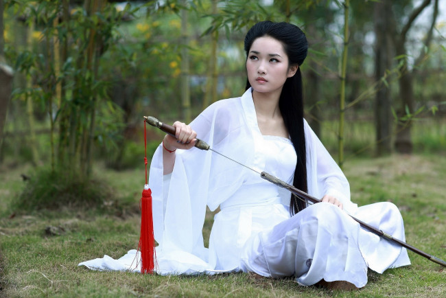 Обои картинки фото -Unsort Девушки с оружием, девушки, unsort, оружием, меч, девушка