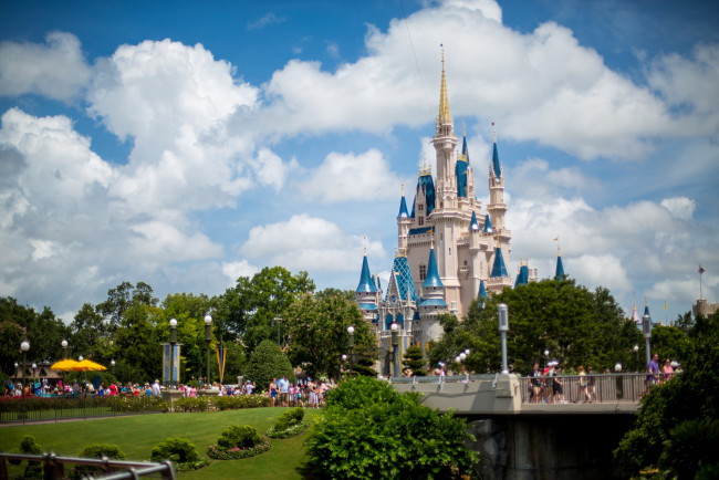 Обои картинки фото города, диснейленд, парк, замок