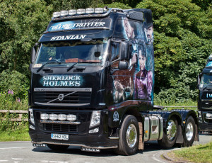 Картинка volvo+fh+sherlock+holmes автомобили volvo+trucks тяжёлый грузовик седельный тягач