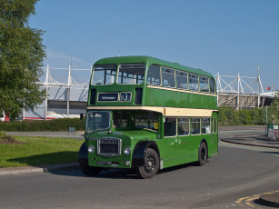 Картинка 1963+bristol+lodekkaecw+crosville+dfg197 автомобили автобусы общественный транспорт автобус