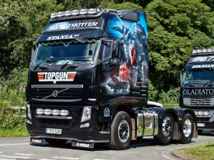 Картинка volvo+fh+top+gun автомобили volvo+trucks тяжёлый грузовик седельный тягач