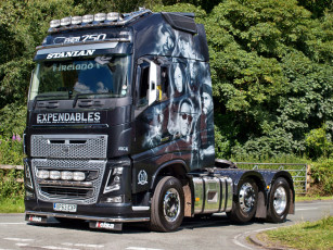Картинка volvo+fh16+expendables автомобили volvo+trucks тяжёлый грузовик седельный тягач