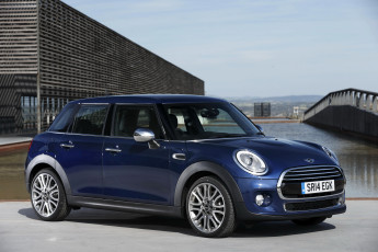 Картинка 2014+mini+cooper+d+5-door автомобили mini john cooper синий тюнинг