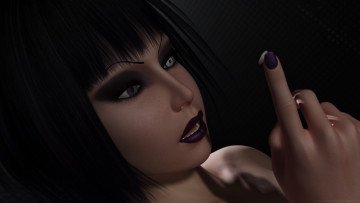 Картинка 3д+графика портрет+ portraits девушка взгляд