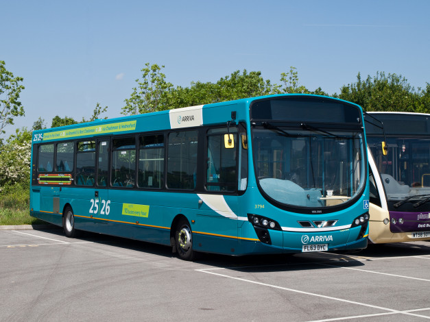 Обои картинки фото vdl sb200wright pulsar arriva 3794, автомобили, автобусы, общественный, транспорт, автобус