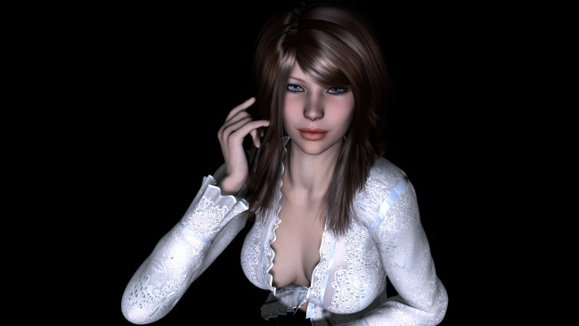 Обои картинки фото nonna, 3д графика, люди , people, девушка, взгляд