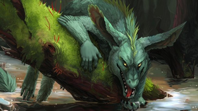 Обои картинки фото рисованные, животные,  сказочные,  мифические, дракон