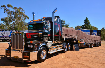 Картинка kenworth автомобили грузовик седельный тягач тяжелый