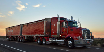 Картинка kenworth+t609 автомобили kenworth тягач седельный грузовик тяжелый