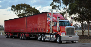 Картинка автомобили kenworth тягач седельный грузовик тяжелый