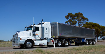 Картинка kenworth+tipper автомобили kenworth грузовик тяжелый тягач седельный