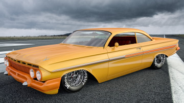 Картинка автомобили 3д 1961г chevrolet
