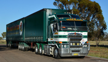Картинка автомобили kenworth тягач седельный грузовик тяжелый