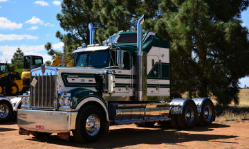Картинка t900+kenworth автомобили kenworth седельный тяжелый грузовик тягач