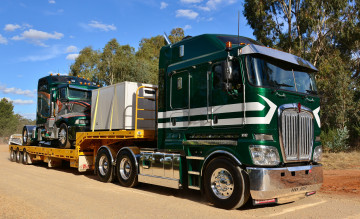 Картинка k200+kenworth автомобили kenworth тяжелый тягач седельный грузовик