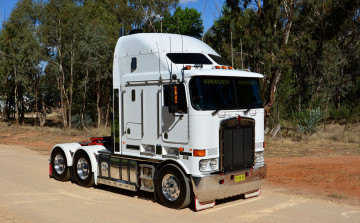 Картинка k108+bigcab автомобили kenworth седельный грузовик тяжелый тягач