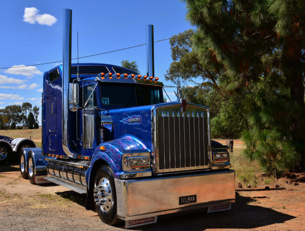 Обои картинки фото t900 kenworth, автомобили, kenworth, грузовик, седельный, тягач, тяжелый