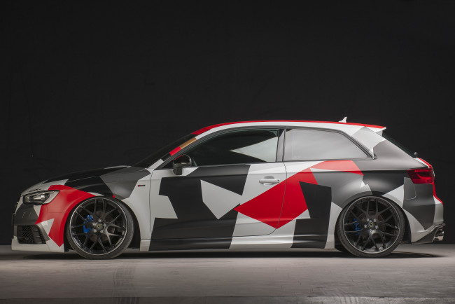 Обои картинки фото автомобили, audi, rieger, a3, 8v