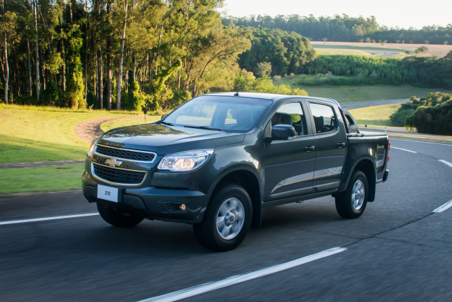 Обои картинки фото автомобили, chevrolet, темный, 2015г, s10, free, ride