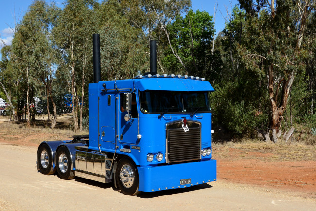 Обои картинки фото kenworth k104, автомобили, kenworth, грузовик, тяжелый, седельный, тягач