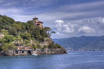 Картинка portofino +liguria +italy города -+панорамы побережье