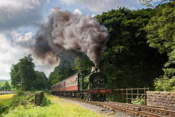 Картинка техника паровозы паровоз рельсы