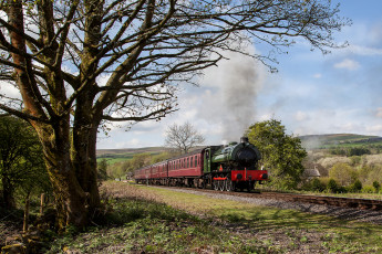 Картинка техника паровозы паровоз рельсы