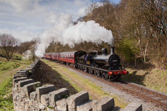 Картинка техника паровозы паровоз рельсы