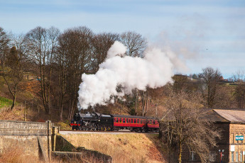 Картинка техника паровозы рельсы паровоз