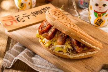 Картинка еда бутерброды +гамбургеры +канапе кухня китайская