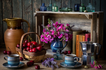 Картинка еда натюрморт ягоды лампа