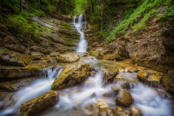 Картинка природа водопады простор