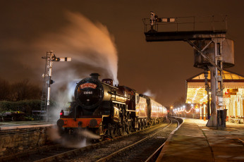 Картинка техника паровозы паровоз рельсы