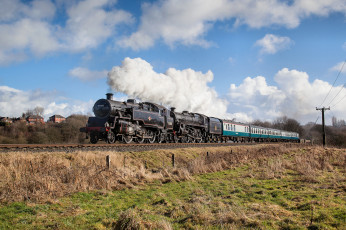 Картинка техника паровозы паровоз рельсы