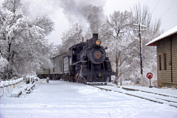 Картинка техника паровозы паровоз рельсы