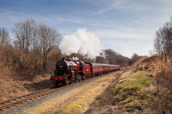 Картинка техника паровозы рельсы паровоз