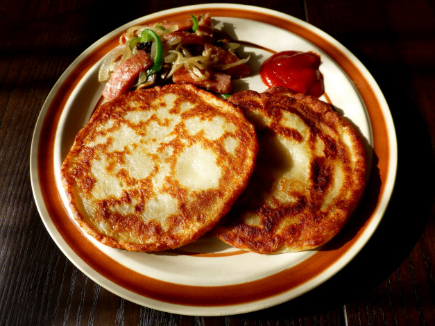 Обои картинки фото еда, блины,  оладьи, ланч