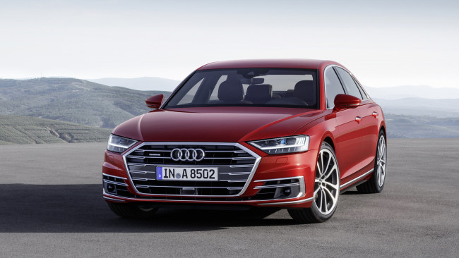 Обои картинки фото audi a8 2018, автомобили, audi, a8, 2018