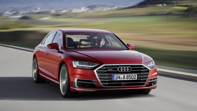 Обои картинки фото audi a8 2018, автомобили, audi, a8, 2018