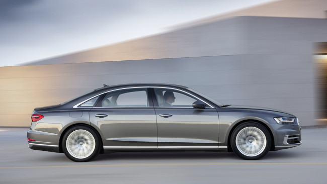 Обои картинки фото audi a8 l 2018, автомобили, audi, a8, l, 2018