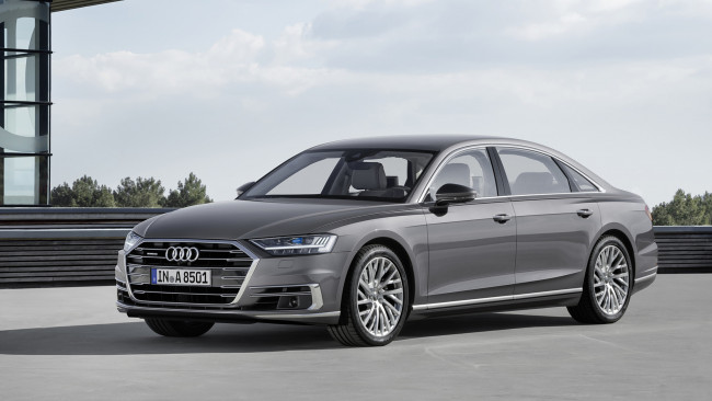 Обои картинки фото audi a8 l 2018, автомобили, audi, a8, l, 2018