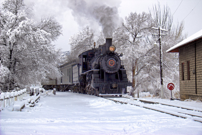 Обои картинки фото техника, паровозы, паровоз, рельсы