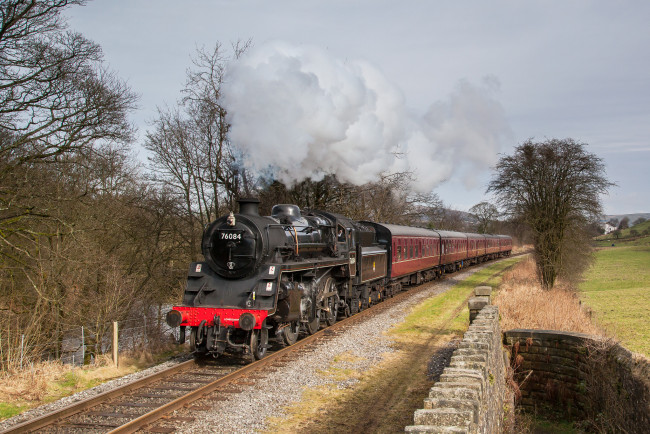 Обои картинки фото техника, паровозы, паровоз, рельсы