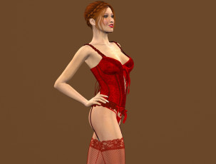 Картинка 3д+графика люди+ people фон взгляд девушка