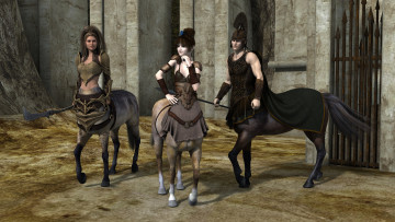 Картинка 3д+графика существа+ creatures centaur