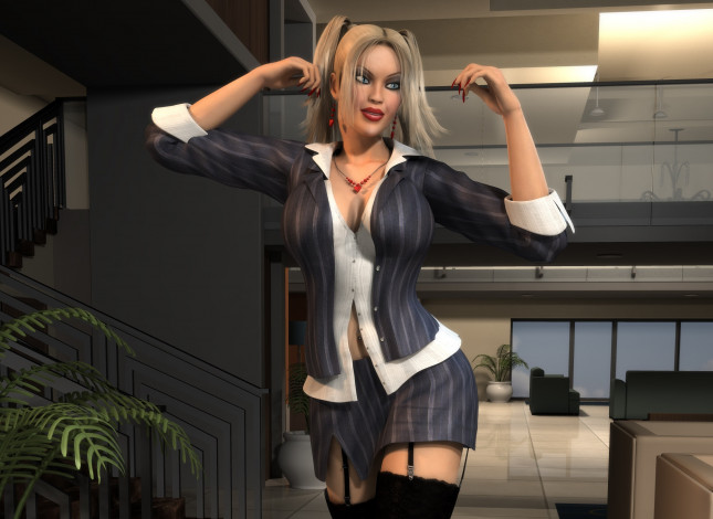 Обои картинки фото 3д графика, люди , people, фон, девушка, взгляд