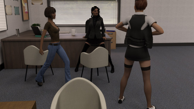 Обои картинки фото 3д графика, люди , people, девушки, фон, взгляд