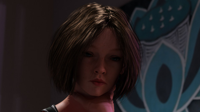 Обои картинки фото 3д графика, портрет , portraits, фон, взгляд, девушка