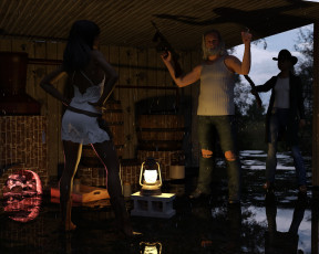 Картинка 3д+графика люди+ people фон взгляд девушка