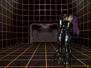 Картинка 3д+графика люди+ people фон взгляд девушки